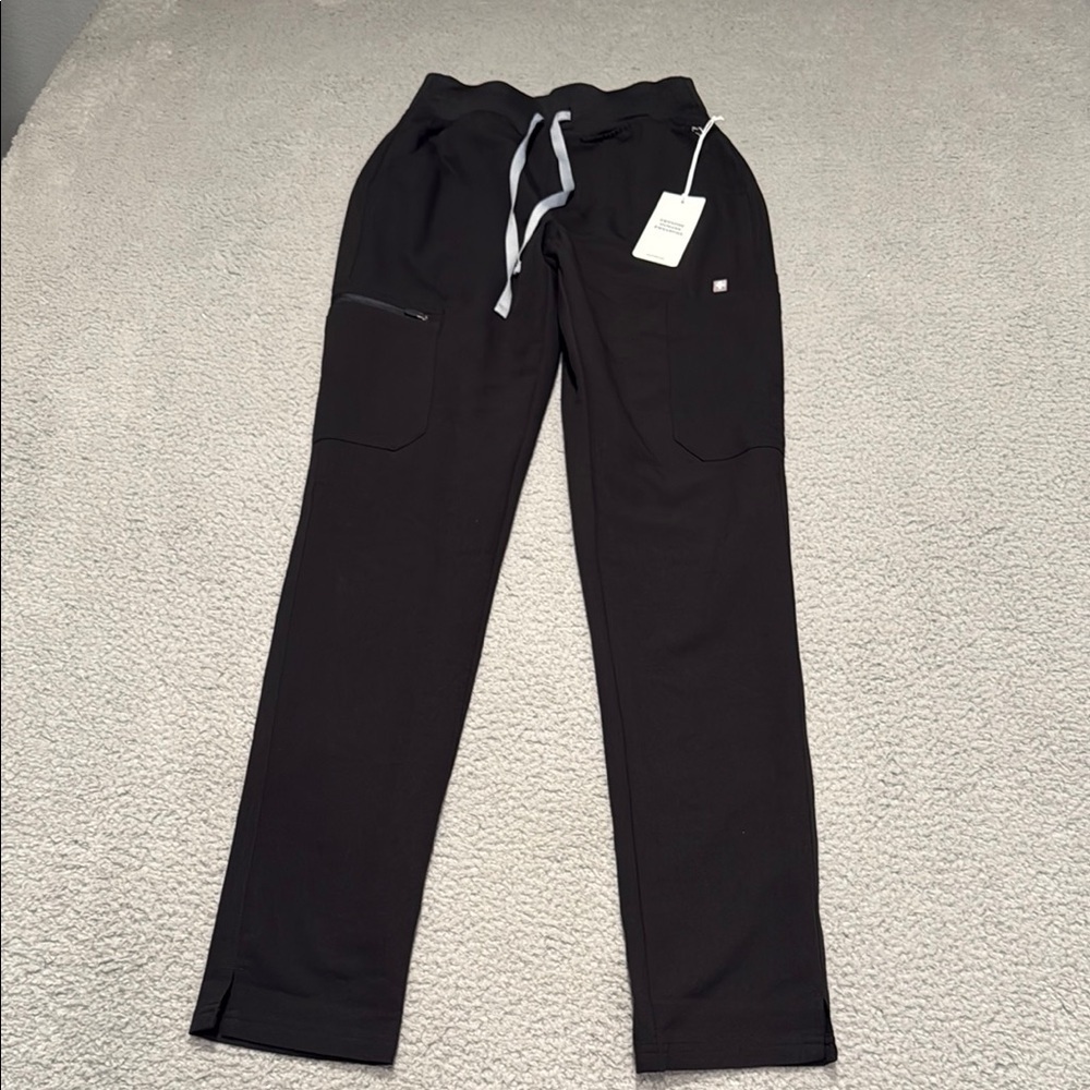 FIGS YOLA High Waisted Skinny Scrub Pants for Women Stretch, Waistband size XS/T